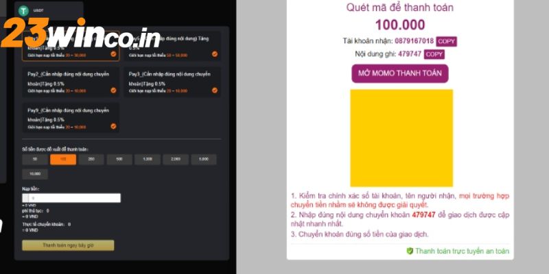 Nạp tiền siêu đơn giản qua QR code tránh sai sót không đáng có