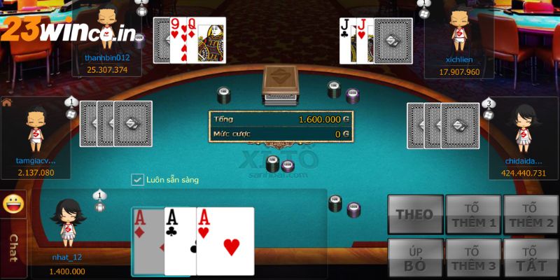 Quy trình tiến hành ván tố ba lá đầy đủ